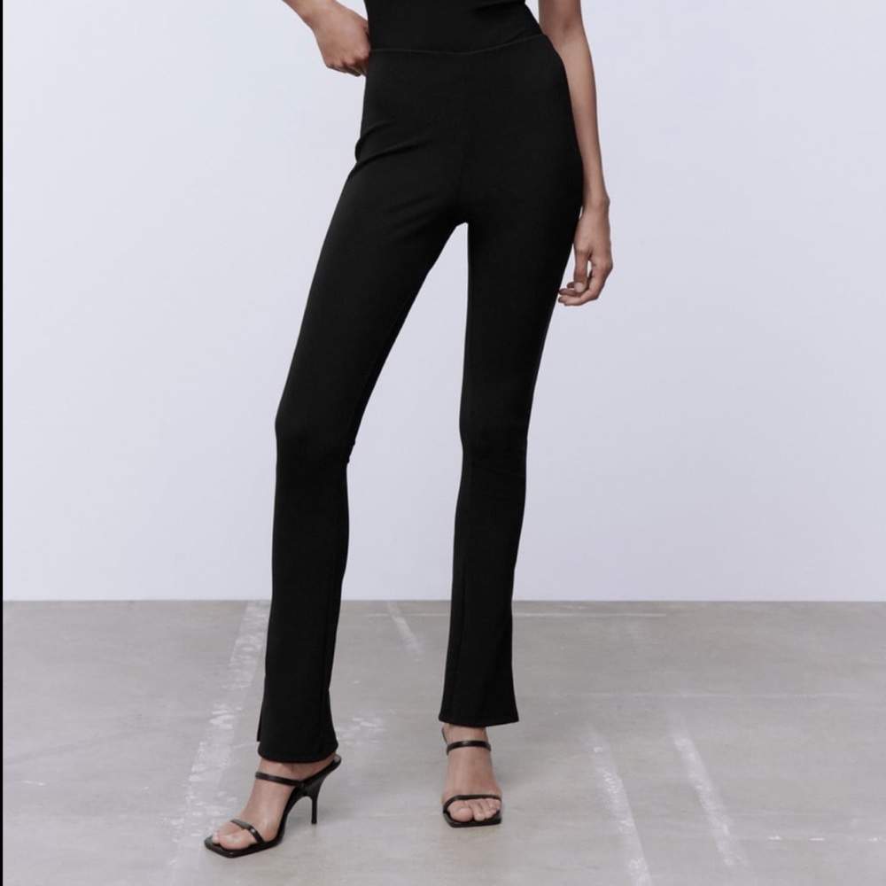 ZARA Ottoman Slit Leggings